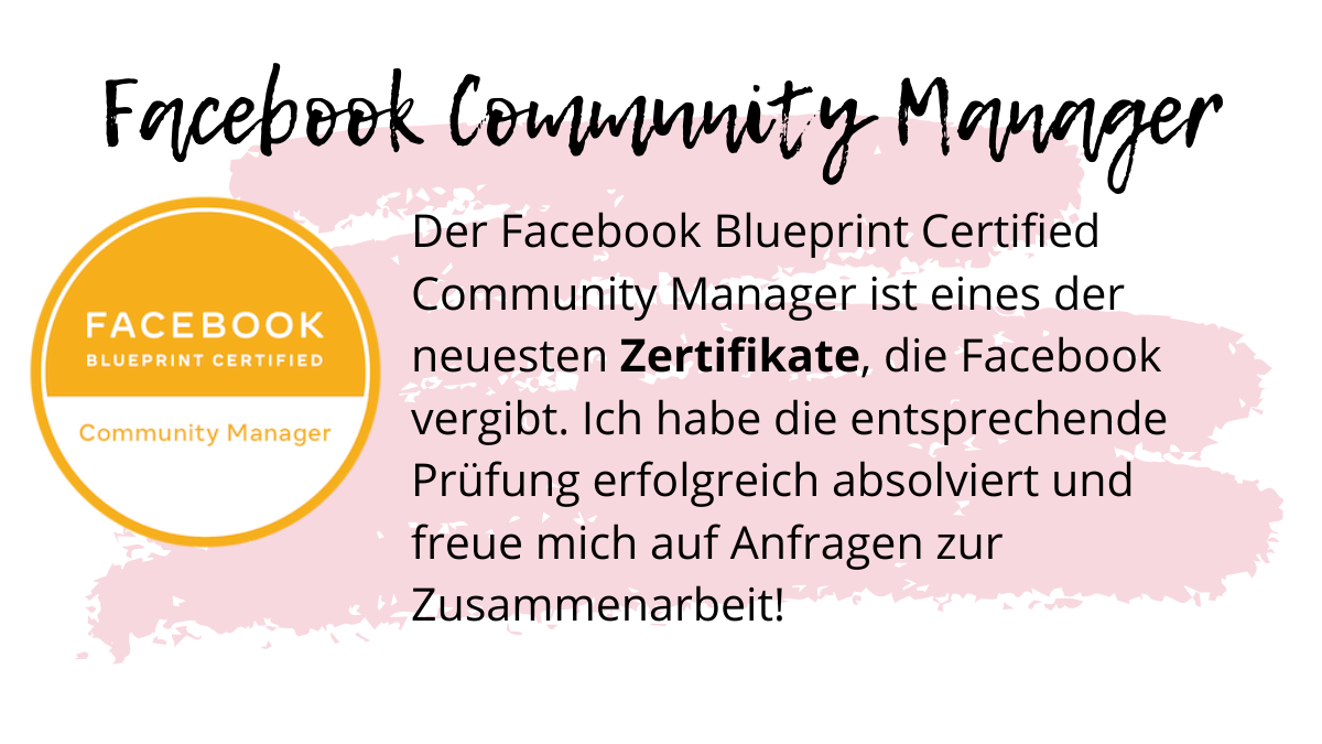 Facebook certified community manager